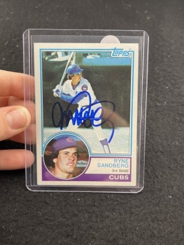 Ryne Sandberg Hand Signed Authentic Autograph: KEY WORDS: INDIAN ARTIFACT ARTIFACTS ARROWHEAD ARROWHEADS NATIVE AMERICAN MISSISSIPPIAN QUAPAW CADDO POTTERY COINS MORGAN DOLLAR PEACE DOLLAR SILVER COINS. All coins have been Sigma tested for