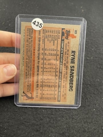 Ryne Sandberg Hand Signed Authentic Autograph - 2