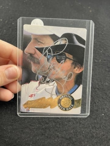 Richard Petty Hand Signed Authentic Autograph: KEY WORDS: INDIAN ARTIFACT ARTIFACTS ARROWHEAD ARROWHEADS NATIVE AMERICAN MISSISSIPPIAN QUAPAW CADDO POTTERY COINS MORGAN DOLLAR PEACE DOLLAR SILVER COINS. All coins have been Sigma tested for
