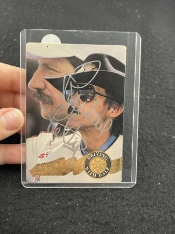 Richard Petty Hand Signed Authentic Autograph: KEY WORDS: INDIAN ARTIFACT ARTIFACTS ARROWHEAD ARROWHEADS NATIVE AMERICAN MISSISSIPPIAN QUAPAW CADDO POTTERY COINS MORGAN DOLLAR PEACE DOLLAR SILVER COINS. All coins have been Sigma tested for