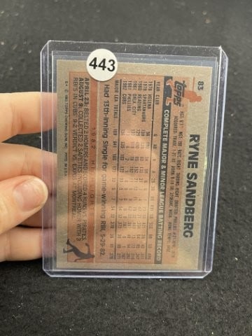 Ryne Sandberg Hand Signed Authentic Autograph - 2