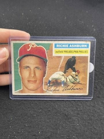 Topps Richie Ashburn Baseball Card: KEY WORDS: INDIAN ARTIFACT ARTIFACTS ARROWHEAD ARROWHEADS NATIVE AMERICAN MISSISSIPPIAN QUAPAW CADDO POTTERY COINS MORGAN DOLLAR PEACE DOLLAR SILVER COINS. All coins have been Sigma tested for authent