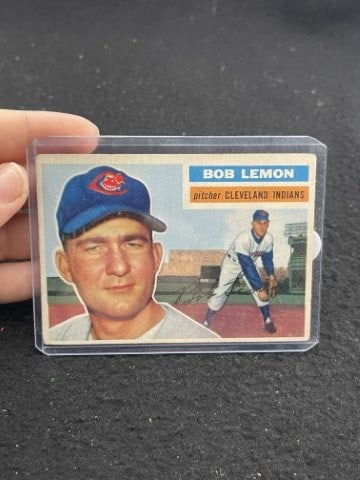Topps Bob Lemon Baseball Card: KEY WORDS: INDIAN ARTIFACT ARTIFACTS ARROWHEAD ARROWHEADS NATIVE AMERICAN MISSISSIPPIAN QUAPAW CADDO POTTERY COINS MORGAN DOLLAR PEACE DOLLAR SILVER COINS. All coins have been Sigma tested for