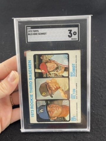 1973 Topps Mike Schmidt Baseball Card: KEY WORDS: INDIAN ARTIFACT ARTIFACTS ARROWHEAD ARROWHEADS NATIVE AMERICAN MISSISSIPPIAN QUAPAW CADDO POTTERY COINS MORGAN DOLLAR PEACE DOLLAR SILVER COINS. All coins have been Sigma tested for