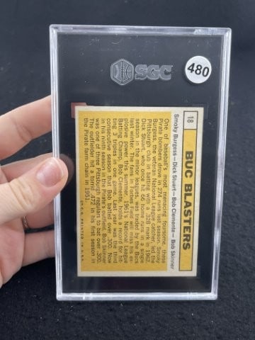 1963 Topps Bob Clemente Baseball Card - 2