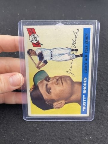 Dusty Rhodes Baseball Card: KEY WORDS: INDIAN ARTIFACT ARTIFACTS ARROWHEAD ARROWHEADS NATIVE AMERICAN MISSISSIPPIAN QUAPAW CADDO POTTERY COINS MORGAN DOLLAR PEACE DOLLAR SILVER COINS. All coins have been Sigma tested for authent