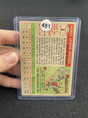 Dusty Rhodes Baseball Card - 2