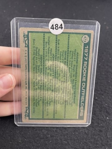 Andre Dawson Hand Signed Authentic Autograph - 2