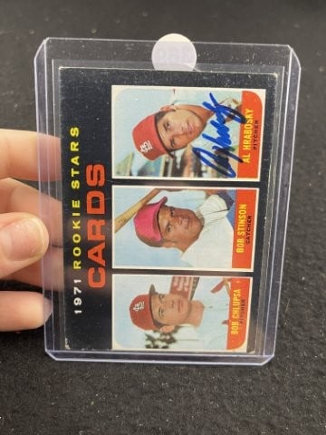 Al Hrabosky Hand Signed Authentic Autograph: KEY WORDS: INDIAN ARTIFACT ARTIFACTS ARROWHEAD ARROWHEADS NATIVE AMERICAN MISSISSIPPIAN QUAPAW CADDO POTTERY COINS MORGAN DOLLAR PEACE DOLLAR SILVER COINS. All coins have been Sigma tested for