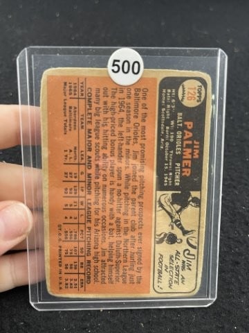Jim Palmer Hand Signed Authentic Autograph - 2