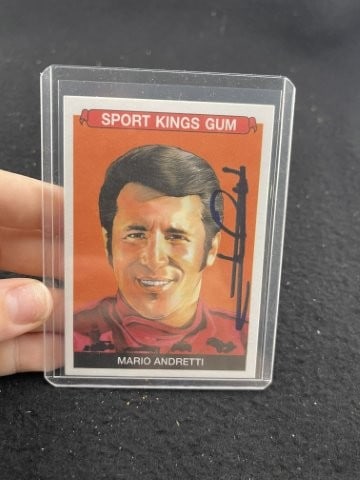 Mario Andretti Hand Signed Authentic Autograph: KEY WORDS: INDIAN ARTIFACT ARTIFACTS ARROWHEAD ARROWHEADS NATIVE AMERICAN MISSISSIPPIAN QUAPAW CADDO POTTERY COINS MORGAN DOLLAR PEACE DOLLAR SILVER COINS. All coins have been Sigma tested for