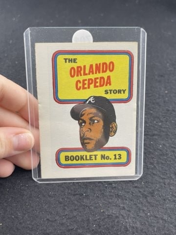 Orlando Cepeda Story Booklet Baseball Card: KEY WORDS: INDIAN ARTIFACT ARTIFACTS ARROWHEAD ARROWHEADS NATIVE AMERICAN MISSISSIPPIAN QUAPAW CADDO POTTERY COINS MORGAN DOLLAR PEACE DOLLAR SILVER COINS. All coins have been Sigma tested for