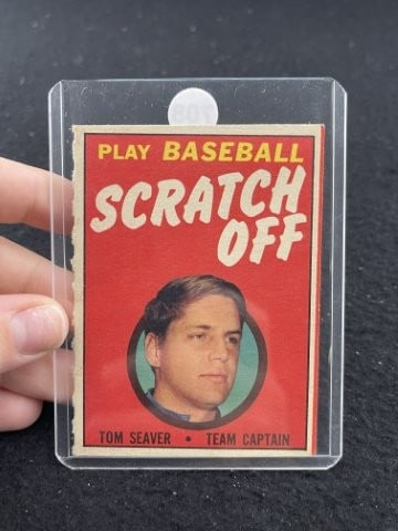 Tom Seaver Scratch Off Baseball Card: KEY WORDS: INDIAN ARTIFACT ARTIFACTS ARROWHEAD ARROWHEADS NATIVE AMERICAN MISSISSIPPIAN QUAPAW CADDO POTTERY COINS MORGAN DOLLAR PEACE DOLLAR SILVER COINS. All coins have been Sigma tested for authent