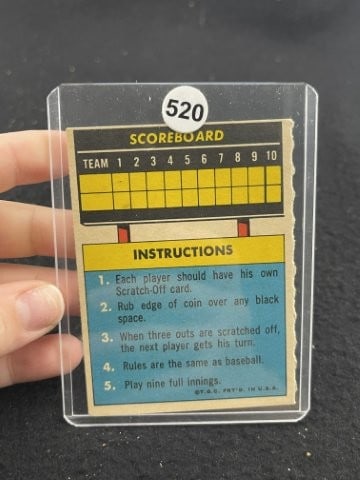 Harmon Killebrew Scratch Off Baseball Card - 2