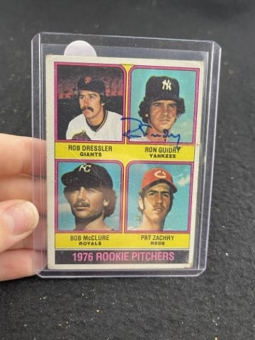 Ron Guidry Hand Signed Authentic Autograph: KEY WORDS: INDIAN ARTIFACT ARTIFACTS ARROWHEAD ARROWHEADS NATIVE AMERICAN MISSISSIPPIAN QUAPAW CADDO POTTERY COINS MORGAN DOLLAR PEACE DOLLAR SILVER COINS. All coins have been Sigma tested for