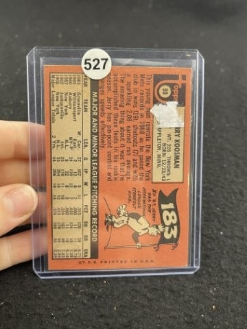 Jerry Koosman Hand Signed Authentic Autograph - 2