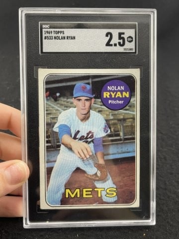 1969 Topps Nolan Ryan Baseball Card: KEY WORDS: INDIAN ARTIFACT ARTIFACTS ARROWHEAD ARROWHEADS NATIVE AMERICAN MISSISSIPPIAN QUAPAW CADDO POTTERY COINS MORGAN DOLLAR PEACE DOLLAR SILVER COINS. All coins have been Sigma tested for