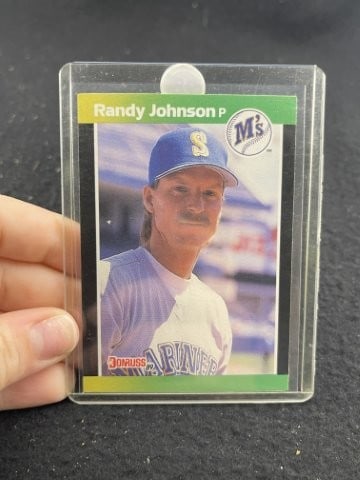 1989 Donruss Randy Johnson Baseball Card (1 of 2)