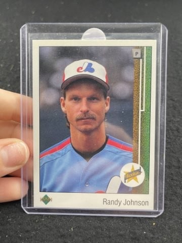 1989 Donruss Randy Johnson Baseball Card (1 of 2)