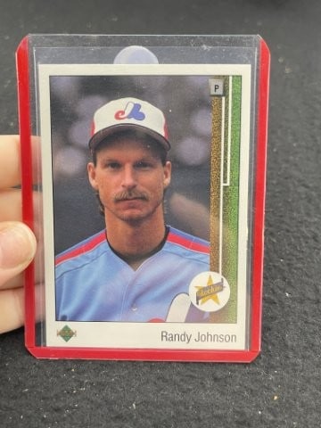 1989 Donruss Randy Johnson Baseball Card (1 of 2)