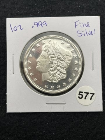 1 Ounce .999 Fine Silver Coin: KEY WORDS: INDIAN ARTIFACT ARTIFACTS ARROWHEAD ARROWHEADS NATIVE AMERICAN MISSISSIPPIAN QUAPAW CADDO POTTERY COINS MORGAN DOLLAR PEACE DOLLAR SILVER COINS. All coins have been Sigma tested for authent