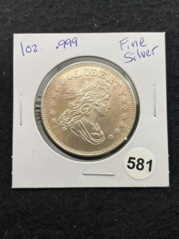 1 Ounce .999 Fine Silver Coin: KEY WORDS: INDIAN ARTIFACT ARTIFACTS ARROWHEAD ARROWHEADS NATIVE AMERICAN MISSISSIPPIAN QUAPAW CADDO POTTERY COINS MORGAN DOLLAR PEACE DOLLAR SILVER COINS. All coins have been Sigma tested for authent