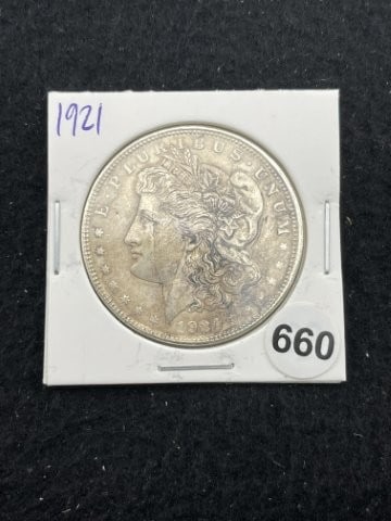 1921 Morgan Silver Dollar Coin (1 of 2)