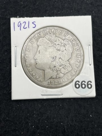 1921 S Morgan Silver Dollar Coin (1 of 2)