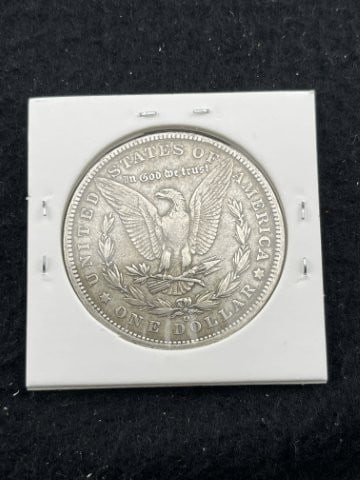 1901 O Morgan Silver Dollar Coin - 2