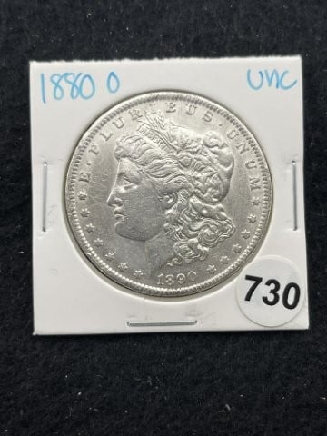 1880 O UNC Morgan Silver Dollar Coin (1 of 2)