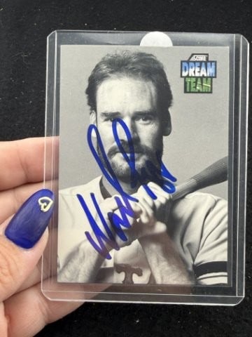Wade Boggs Hand Signed Authentic Autograph: KEY WORDS: INDIAN ARTIFACT ARTIFACTS ARROWHEAD ARROWHEADS NATIVE AMERICAN MISSISSIPPIAN QUAPAW CADDO POTTERY COINS MORGAN DOLLAR PEACE DOLLAR SILVER COINS. All coins have been Sigma tested for authent