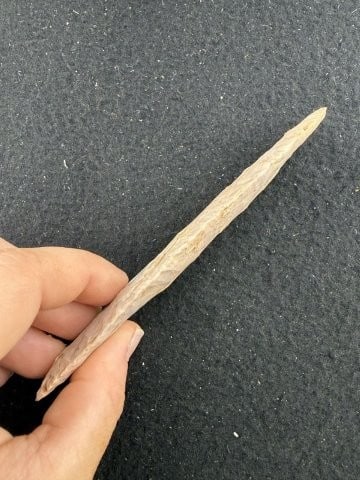 Clovis from Illinois Indian Artifact Arrowhead - 3