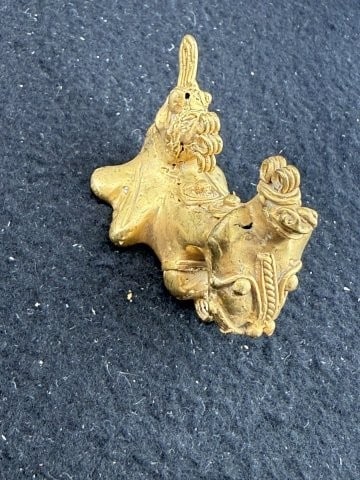 Tumbaga Tairona Gold Figurine UNKNOWN MATERIAL: KEY WORDS: INDIAN ARTIFACT ARTIFACTS ARROWHEAD ARROWHEADS NATIVE AMERICAN MISSISSIPPIAN QUAPAW CADDO POTTERY COINS MORGAN DOLLAR PEACE DOLLAR SILVER COINS. All coins have been Sigma tested for authent