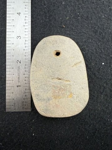 Pendant Indian Artifact Arrowhead: KEY WORDS: INDIAN ARTIFACT ARTIFACTS ARROWHEAD ARROWHEADS NATIVE AMERICAN MISSISSIPPIAN QUAPAW CADDO POTTERY COINS MORGAN DOLLAR PEACE DOLLAR SILVER COINS. All coins have been Sigma tested for authent