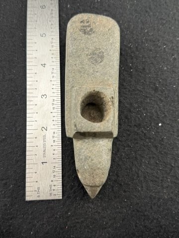 Hawk Effigy Stone Pipe Indian Artifact Arrowhead - 2
