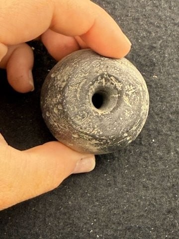 Pottery Bead Indian Artifact Arrowhead - 3