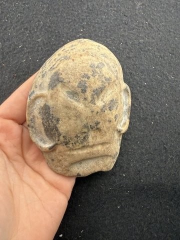 Face Effigy Indian Artifact Arrowhead - 5