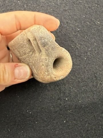 Pottery Pipe Indian Artifact Arrowhead - 4