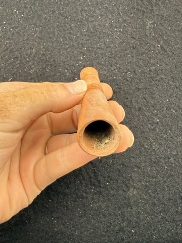 Pottery Pipe Indian Artifact Arrowhead - 4