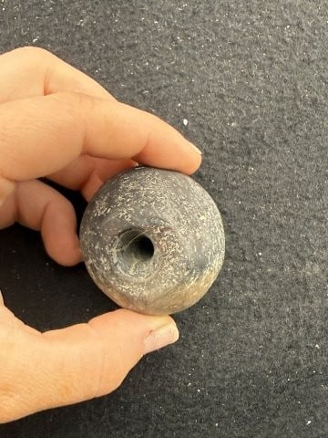 Pottery Bead Indian Artifact Arrowhead - 3