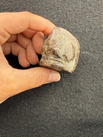 Face Effigy Indian Artifact Arrowhead - 7