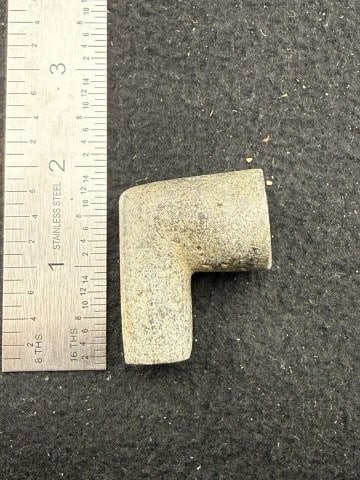 Stone Elbow Pipe Indian Artifact Arrowhead - 2