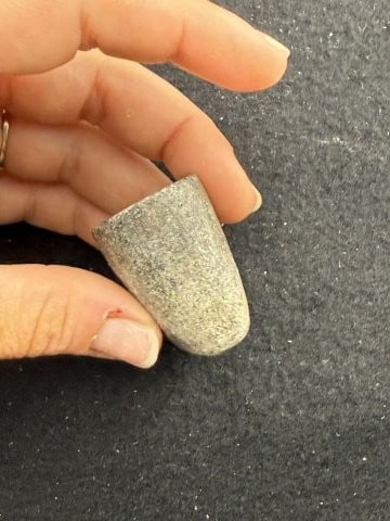 Stone Elbow Pipe Indian Artifact Arrowhead - 4