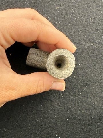 Stone Elbow Pipe Indian Artifact Arrowhead - 6