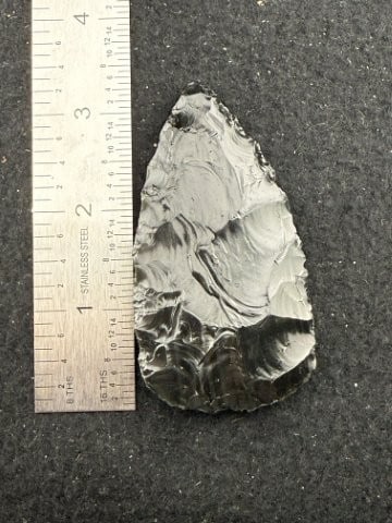 Obsidian Blade Indian Artifact Arrowhead (1 of 4)