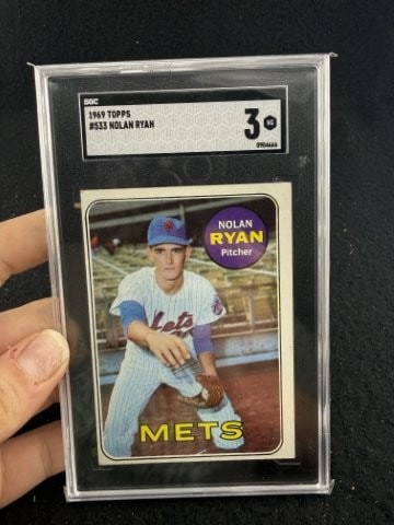 1969 Topps Nolan Ryan Baseball Card: KEY WORDS: INDIAN ARTIFACT ARTIFACTS ARROWHEAD ARROWHEADS NATIVE AMERICAN MISSISSIPPIAN QUAPAW CADDO POTTERY COINS MORGAN DOLLAR PEACE DOLLAR SILVER COINS. All coins have been Sigma tested for