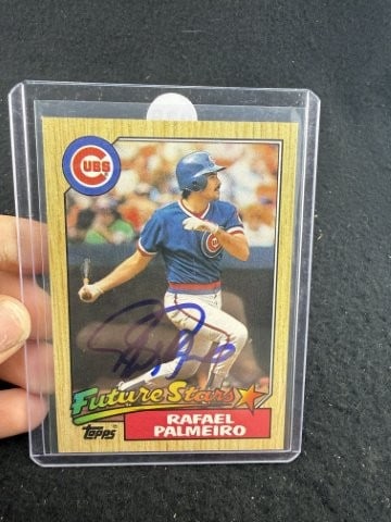 Rafael Palmeiro Hand Signed Authentic Autograph: KEY WORDS: INDIAN ARTIFACT ARTIFACTS ARROWHEAD ARROWHEADS NATIVE AMERICAN MISSISSIPPIAN QUAPAW CADDO POTTERY COINS MORGAN DOLLAR PEACE DOLLAR SILVER COINS. All coins have been Sigma tested for authent