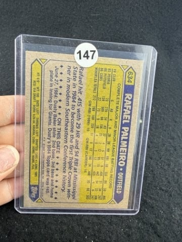 Rafael Palmeiro Hand Signed Authentic Autograph - 2