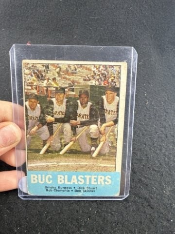 1963 Topps Roberto Clemente Baseball Card: KEY WORDS: INDIAN ARTIFACT ARTIFACTS ARROWHEAD ARROWHEADS NATIVE AMERICAN MISSISSIPPIAN QUAPAW CADDO POTTERY COINS MORGAN DOLLAR PEACE DOLLAR SILVER COINS. All coins have been Sigma tested for authent