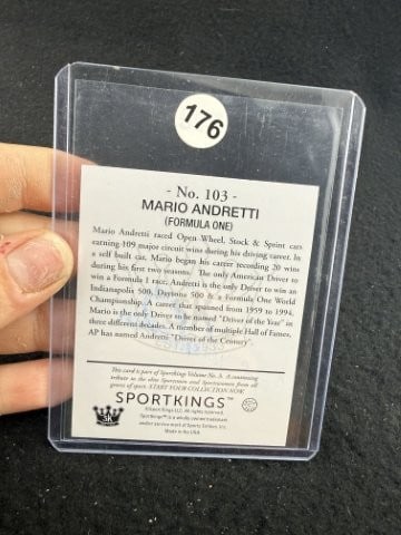 Mario Andretti Hand Signed Authentic Autograph - 2